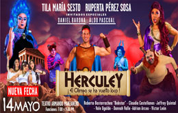 Tila María Sesto y Ruperta Pérez Sosa en: Herculey ¡El Olimpo se ha vuelto Loco! en Mérida -  14 de Mayo