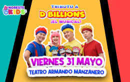 Tributo a D Billions ¡El Musical! en Mérida