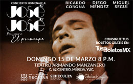 Por Siempre el Príncipe Homenaje a José José - Mérida