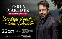 Conferencia con Efren Martínez en Mérida