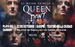 Don’t Stop Me Now - Tributo A Queen - Playa del Carmen