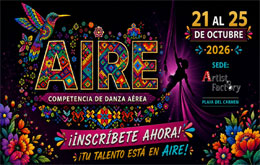  Aire competencia de Danza Aérea - Playa del Carmen