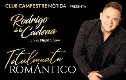 Rodrigo de la Cadena: “Totalmente  Romántico” - Mérida