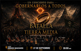 Concierto Sinfónico Coral presenta: Batalla por la Tierra Media - Mérida