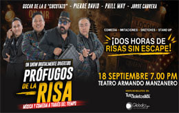Prófugos de la Risa: “Música y comedia a  través del tiempo” - Mérida