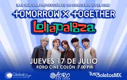 Proyección del concierto: