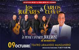 Carlos Cuevas y Los Juglares en Concierto en Mérida