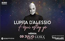 Lupita D'Alessio en Mérida