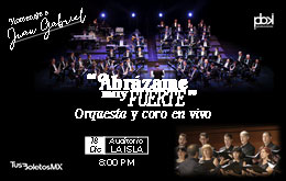 Homenaje a Juan Gabriel: Abrázame muy Fuerte Amor con “Orquesta y Coro en vivo” en Mérida