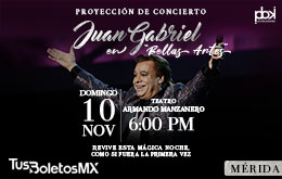 Proyección de Concierto: Juan Gabriel en 