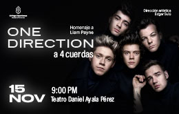 Tributo a One Direction a 4 cuerdas en Mérida 