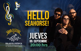Hello Seahorse!  en el Palacio de la Música.Mérida