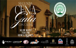 Segunda Cena Gala con Causa Gladiadores - Mérida
