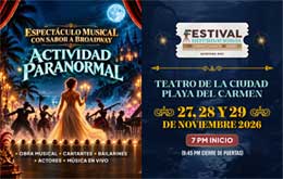 Espectáculo Musical con Sabor a Broadway: “Actividad  Paranormal” - Playa del Carmen