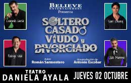 Soltero, Casado, Viudo y Divorciado en Mérida