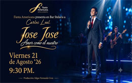 Carlos Leal en: “José José, Amor como el  Nuestro” - Mérida
