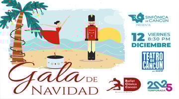 Orquesta Sinfónica de Cancún en: “Gala de Navidad” 