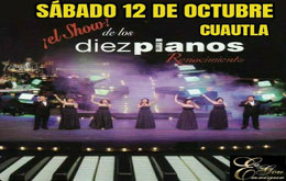 El Show de los Diez Pianos en Cuautla