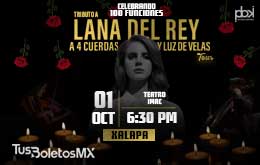 Tributo a Lana del Rey a 4 Cuerdas y Luz de Velas - Xalapa