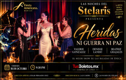 Denisse Landó, Valerie González y Beatriz Grajales Presentan:  Heridas, Ni Guerra, Ni Paz - Mérida