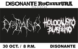 Concierto: Daedalvx / Holocausto Blasfemo - Mérida
