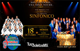 La Sonora Santanera y La Sonora Dinamita en Sinfónico  - Mérida
