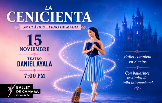 Ballet de Cámara Pro-Arte: La Cenicienta - Mérida 