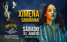 Ximena Sariñana en el Palacio de la Música.Mérida