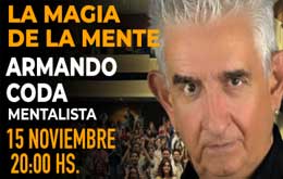 La Magia de la Mente con: Armando Coda Mentalista en Cancún
