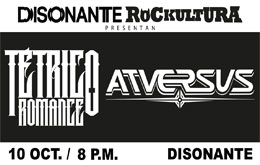 Concierto: Atversus / Tétrico Romance - Mérida