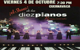 El Show de los Diez Pianos en Cuernavaca