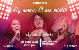 Tributo a Ana Gabriel y Amanda Miguel: ¡Ay Amor!, Él me mintió en Mérida