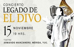 Banda Sinfónica de Yucatán presenta:  Tributo al legado del Divo - Mérida