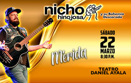 Nicho Hinojosa en Mérida